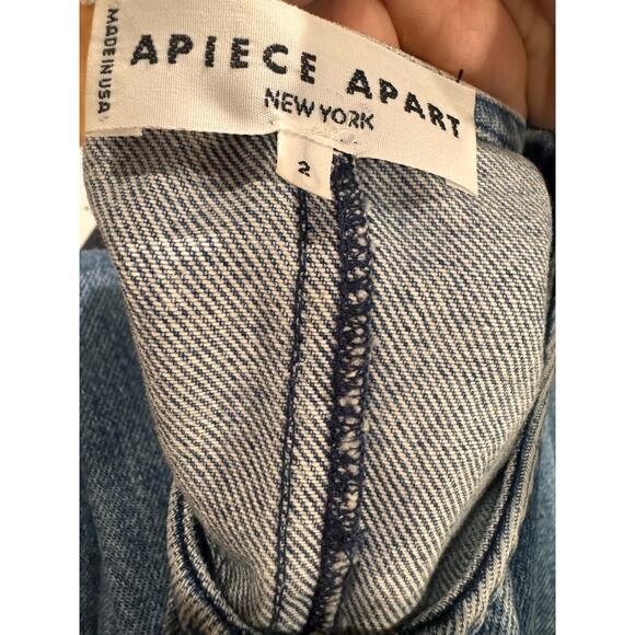 APIECE APART Fernwood Denim A-line Dress size 2 / US XS - Picture 7 of 12
